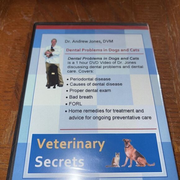 Dental Problems In Dogs & Cats Veterinary Secrets Revealed Instructional DVD New - Picture 2 of 2